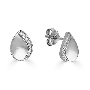 BLANCHE WHITE SAPPHIRE EARRING
