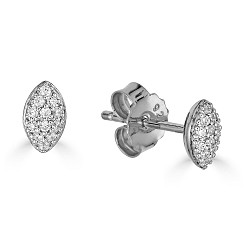 BLANCHE WHITE SAPPHIRE EARRING