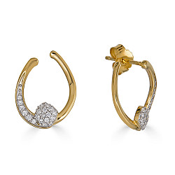 BLANCHE WHITE SAPPHIRE EARRING