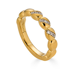 STRAHLEND DIAMOND MATTE AND POLISHED RING