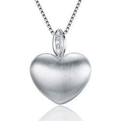 STRAHLEND DIAMOND MATTE AND POLISHED PENDANT