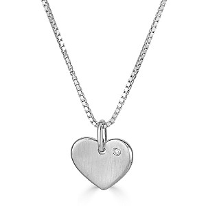 STRAHLEND DIAMOND MATTE AND POLISHED PENDANT