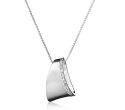 STRAHLEND  WHITE SAPPHIRE PENDANT