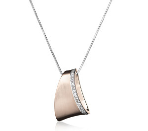 STRAHLEND  WHITE SAPPHIRE PENDANT