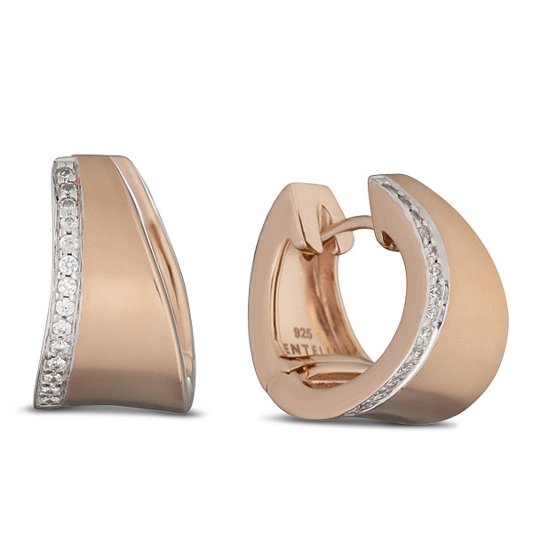 STRAHLEND WS MATTE AND POLISHED EARRING