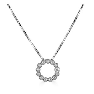 STRAHLEND DIAMOND MATTE AND POLISHED PENDANT