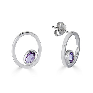 PREZIUOS PINK AMETHYST EARRING