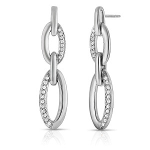 MODA WHITE SAPPHIRE EARRING