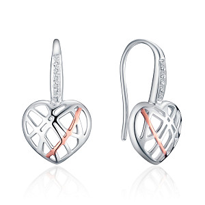 COEURS DARGENT DIAMOND EARRING