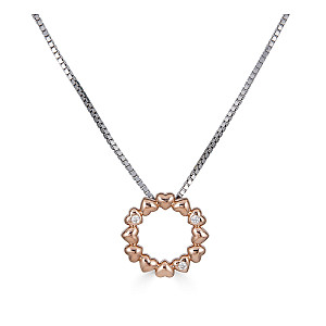 COEURS DARGENT DIAMOND PENDANT