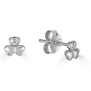 COEURS DARGENT DIAMOND EARRING