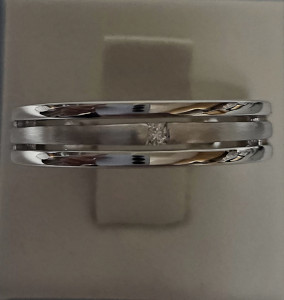 DUALNI DIAMOND MATTE AND POLISHED RING