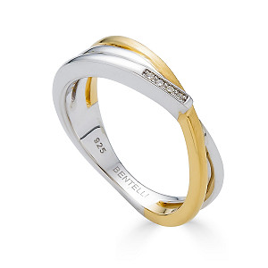 DUALNI DIAMOND TWO TONE RING