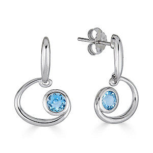 PREZIUOS BLUE TOPZ EARRING