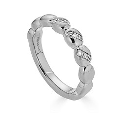 STRAHLEND DIAMOND MATTE AND POLISHED RING