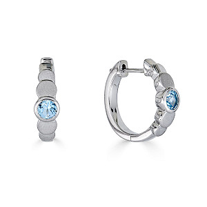 PREZIUOS BLUE TOPZ EARRING